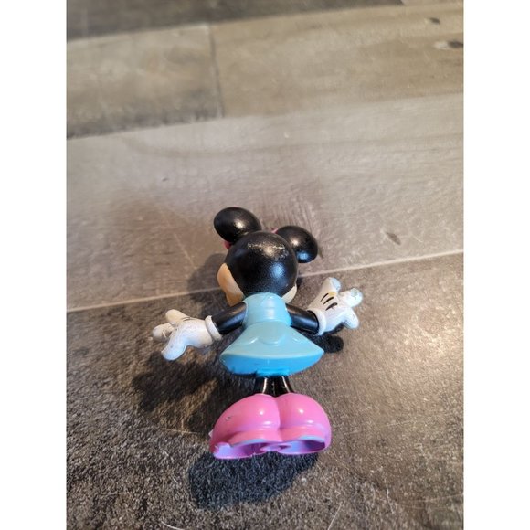 Minnie Mouse blue pink Disney toy figure AS IS - Picture 5 of 7